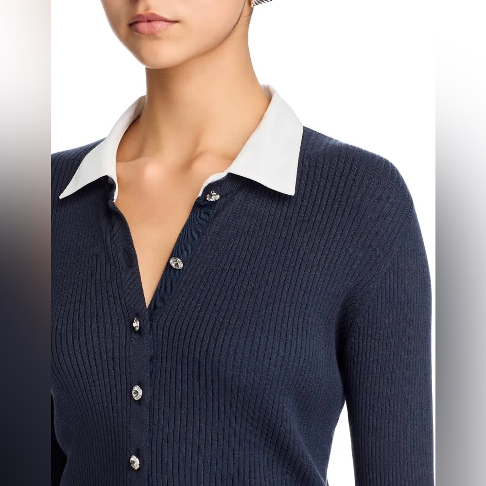 CINQ A SEPT Soma Collared Cardigan - Picture 3 of 9